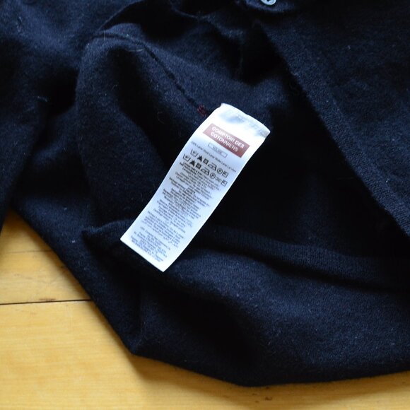 Comptoir Des Contonniers Scoop Neck Wool Cardigan Black XS XXS - Picture 4 of 6